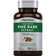 Piping Rock Pine Bark Extract Capsules | 180 Count | Non-GMO, Gluten Free Supplement