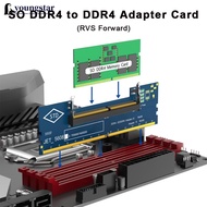 YOUNGSTAR Laptop DDR4 RAM to Desktop Adapter Card Memory Tester SO DIMM to DDR4 Converter B2P6