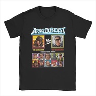 Arnold Schwarzenegger Fighter Arnold Beast T Shirts Men Pure Cotton Funny T-Shirt Crew Neck Tee Shir