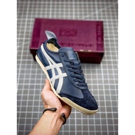 Onitsuka Deluxe Navy White Shoes Free Paperbag