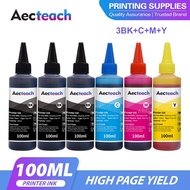 #Blue fantasy# Aecteach new 100ml Refill Ink Kit Kits For Canon For Epson For Brother For HP ALL Refillable Inkjet Printer Ink Cartridges