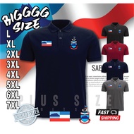 Big Size Men Polo Collar Shirt SABAH Negeri 7XL 6XL 5XL Baju Kolar Saiz Baju Besar Oversized Plus Size