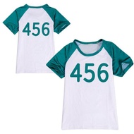 Squid Game Children Jacket T shirt pants Baby Girl Boy Sports Zipper Coat 067 456 001 007 Tops for S