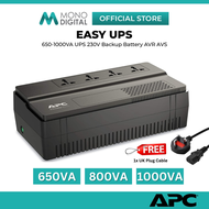 APC EASY UPS BV650I-MS 650VA (375W) / BV1000I-MS 1000VA (600W) / BV800I-MS 800VA (450W) / BVG700I-MS