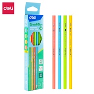 Deli Alat Tulis Wood Free Pencil 2B 12 / Box For Exam 铅笔 EC28