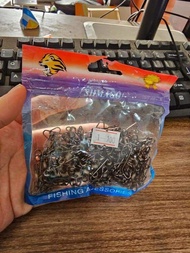 Bịch 100 Cái Khóa Link Chống Xoắn Khóa Nhật 2 VòngKhóa Tốt