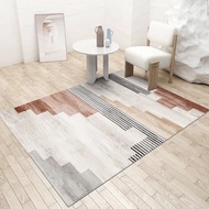 Minimalist guest table floor carpet, sofa bed side carpet