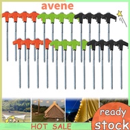 8Pcs Metal Tent Spikes  Camping Pegs Drill In Screw in Camping Tent Pegs
