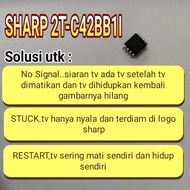 IC eprom memory tv LED Sharp 2T-C42BB1I 2T-C42BB11