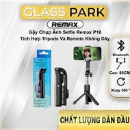 Remax P16 Selfie Stick_ Integrated Tripods and Wireless Remote 80cm High, 360 degree rotation