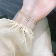New Style One Piece Korean Version Agent Double Layer 14K Gold Generation Hair Bracelet Dry Temperam