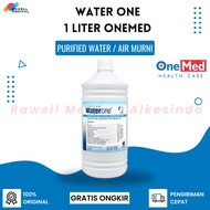 Water One 1L Onemed / Aquades / Aquabidest / Purified Water Air Murni 