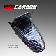 Ilus light Set rear license plate lamp BEAT glossy carbondeluxe ONECARBON AUTOPARTVARIATION