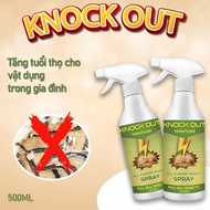 Diệt Mối Mọt Tận Gốc Knock Out 500ml Nguồn Gốc Thảo Mộc Diệt Mối Mọt Gỗ Tủ Bếp Sàn Gỗ Vệ Sinh Đồ Gia