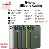 Shockproof Silicone Phone Case Iphone 6 7 8 6P 7P 8P 11 11 PRO 11 PRO MAX 12 12PRO 12PROMAX Transpar