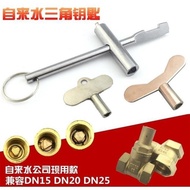 自来水表阀门钥匙Tap Water Meter Valve Key Water Meter Front Valve Key Water Meter Key Inner Triangle Gate Va