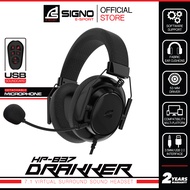 SIGNO E-Sport 7.1 Surround Sound Gaming Headphone DRAKKER รุ่น HP-837 (หูฟัง เกมมิ่ง)