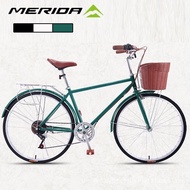 Merida Retro Bicycle Men's 26 Inch 7-speed Variable Speed Bicycle Light Road Bike Men And Women Commuter City Bike 40KD