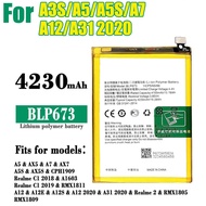 แบตโทรศัพท์มือถือ OPPO A3S /A5S /A7/A12/A31/Realme3 /A3S/A5S/A7/A12 BLP673 แบต ประกัน 1 เดือน