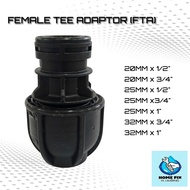 POLY FEMALE TEE ADAPTOR (FTA) (20MM, 25MM, 32MM)