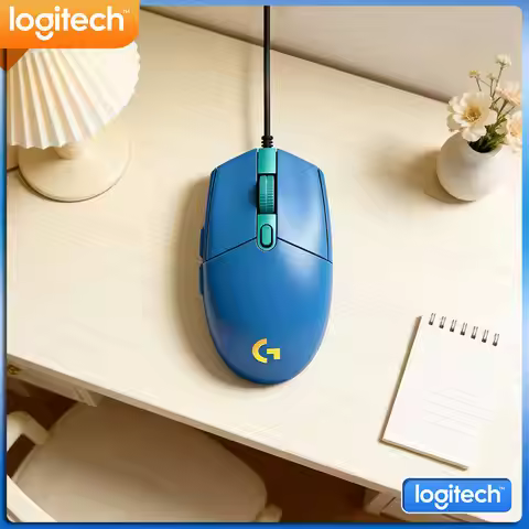 Logitech G203 Prodigy RGB Gaming Mouse Wired 200-8000 DPI 6 Buttons Mechanical Tensioning 1000Hz Pol