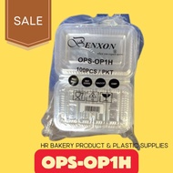 GC PACK / GO-1H/OPS-1H/TP-1H (100pcs) Bakery Dispossable Plastic Tray