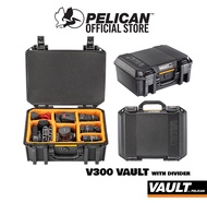 Pelican V300 Vault Case with Padded Divider - กันน้ำกันกระเเทก