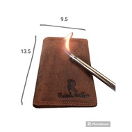 Men's wallet 3/4 CREASY HOURSE leather standing model