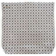 近全新 ISSEY MIYAKE Bao Bao 聚氨酯/棉質銀色手拿包 1796 [二手] ISSEY MIYAKE