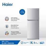 Haier ตู้เย็น 2 ประตู Fixed Speed ความจุ 7.2 คิว รุ่น HRF-THM20NS ไม่ เงิน