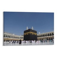 ToMart Islamic Mecca Mosque Muslim Canvas Painting Wall Art Poster Canvas Painting Posters And Print