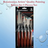 <ALJ> Renaissance Artists' Quality Painting Knives Set 5 Pieces/Set