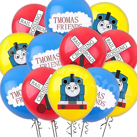 12pcs Thomas and friends Latex Balloon Party Supplies the Train Party Balloon Balloons Kids Birthday