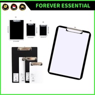 (FOREVER ESSENTIAL) A4 Clipboard School Office Stationery Supplies Thickened Clipboard A5 A6