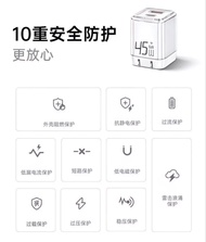 中國大陸旅遊手機充電器45W快充氮化镓充电器适用iPhone小米華為安卓充电可折叠兩腳小巧 3ccc(全新無包裝）