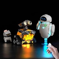 Nitemode LED Light Kit Compatible with Lego Pixar Wall-E & EVE 43279, Upgraded Brightness Adjustable