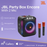 Speaker JBL Portable Party Box Encore With 2 Mic Black Garansi Resmi