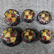 Real Carbon Fiber Badge Hood Logo Rear Trunk Emblems Replacement For BMW 2 series F22 F23 F44 F45 F4