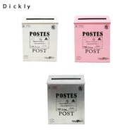 [Dickly] Large Capacity Wall Hanging Mailbox, Newspaper Storage Box for Yard Entrance