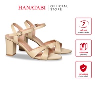 Hanatabi Women's High Heel Sandals 3cm_5cm_7cm Cross Back C Sole TA Bigsize (35-41) Code HNSDG7F1010