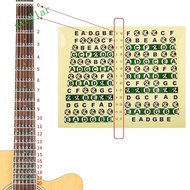 STELLARTECH Guitar Note Sticker Guitar Accessories Portable Frets Note Decal Fingerboard Stickers El
