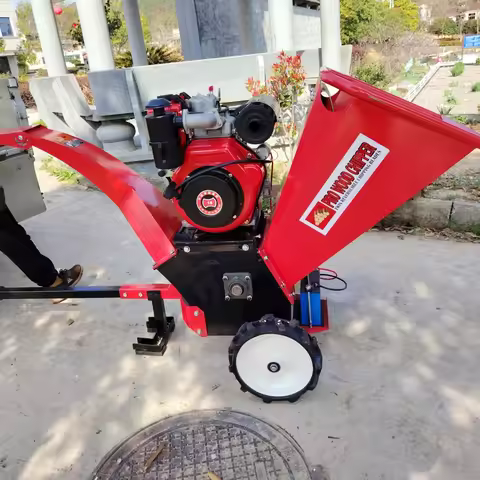 Customized 15HP Super Powerful Wood Chipper Shredder, Professional Garden Wood Chippers for Landscap