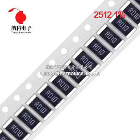 50pcs 2512 SMD Chip resistor 1W 1% 0.01 0.015 0.02 0.03 0.04 0.05 0.1 0.12 0.22 0.4 0.47 0.5 0.51 0.