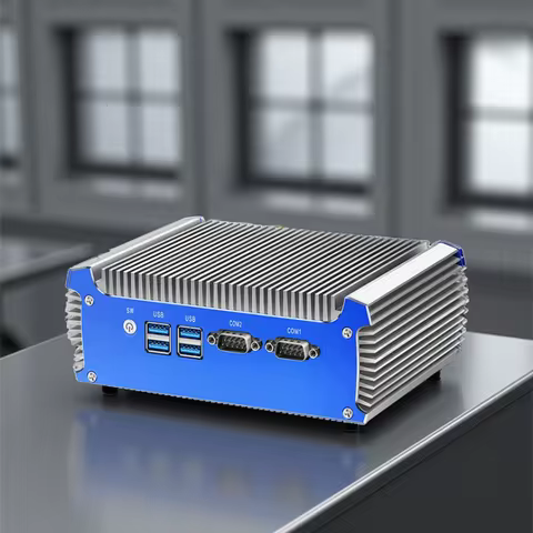 Mini PC Fanless Dual LAN Core i5 5200U i3 5005U Celeron 2955U 2*COM RS232 DDR3L PC WIFI Linux Ubuntu