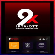 ID APP 9XTREAM IPTV OTT SMARTERS PRO FULL CHANNEL