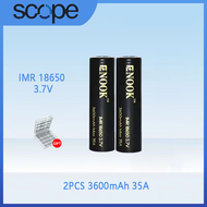 （Ready Stock）Enook 18650 High discharge rate 3600mAh Max 35A rechargeable battery 3.7V