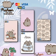 Pusheen Cat TNG Pelekat - Tng Touch N Go/Bank kad pelekat pelindung (Beli 4 Percuma 1)（TNG Sticker）