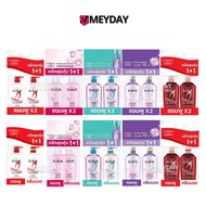 ( แพ็คคู่ ) L'OREAL PARIS ELSEVE แชมพู+แชมพู / แชมพู+ครีมนวด ลอรีอัล ปารีส เอลแซฟ แชมพู 400ml ครีมนว