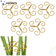 MASMETO 5Pcs Monstera Plant Stem Support, Reusable Compact Monstera Plant Support, Durable Iron Gold