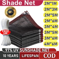 （Free Rope) Sunshade Net Sunshade net UV resistant 97% Net Garden Net Farm Net Greenhouse Net Sunscr
